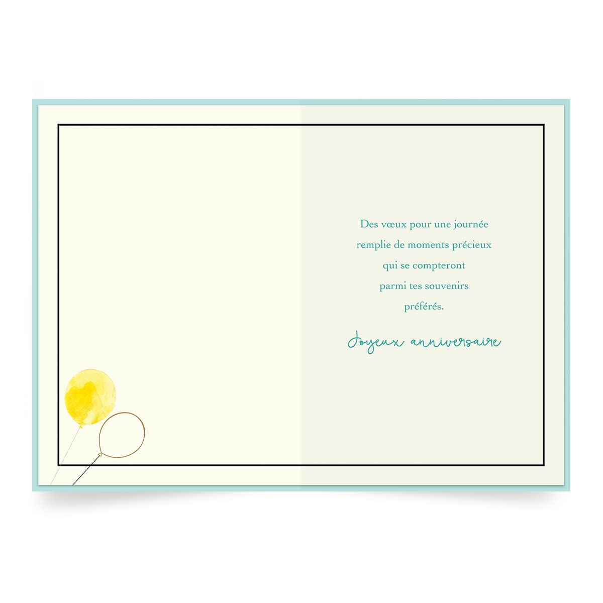 値下げ★JE VOUS SOUHAITE UN BON ANNIVERSAIRE Giant Birthday Card, 